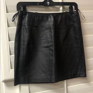 BeBe leather mini skirt